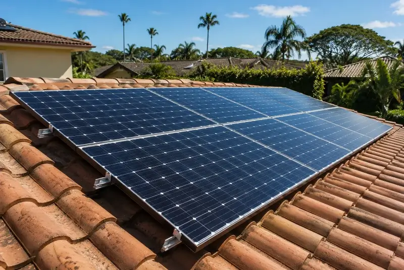Installation de panneaux solaires à Trévérien
